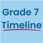 grade 7 timeline